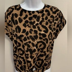 Shein Animal Print Top